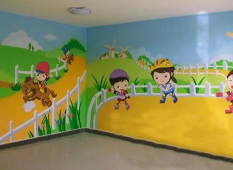 洛南幼儿园墙体彩绘制作流程及注意事项