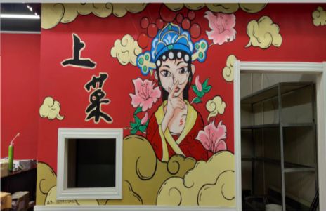 洛南墙体彩绘的发展和应用