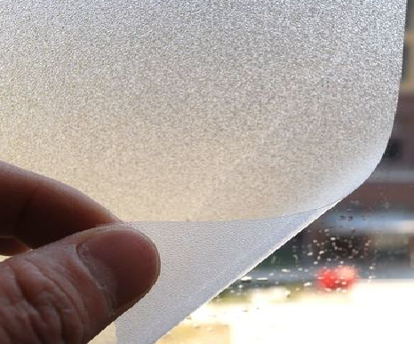 洛南玻璃门外面粘广告用什么材料好？