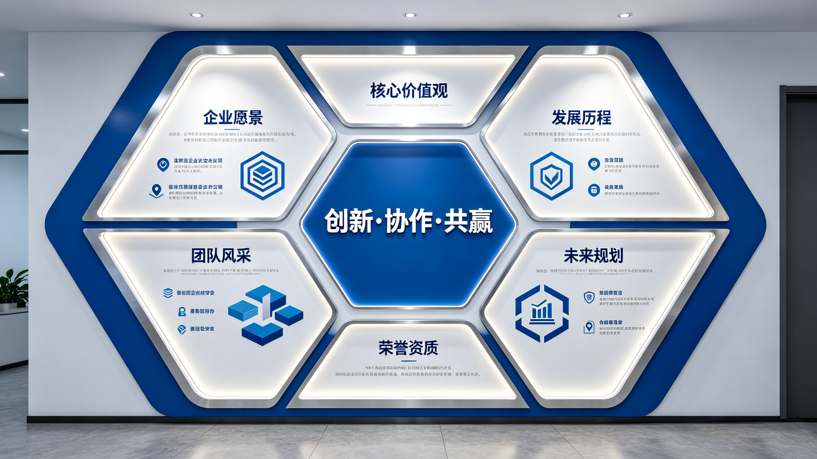 洛南企业文化墙六边形避坑指南（新手常犯5个错误）